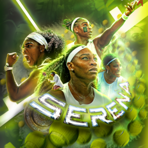 Serena Williams Poster Design